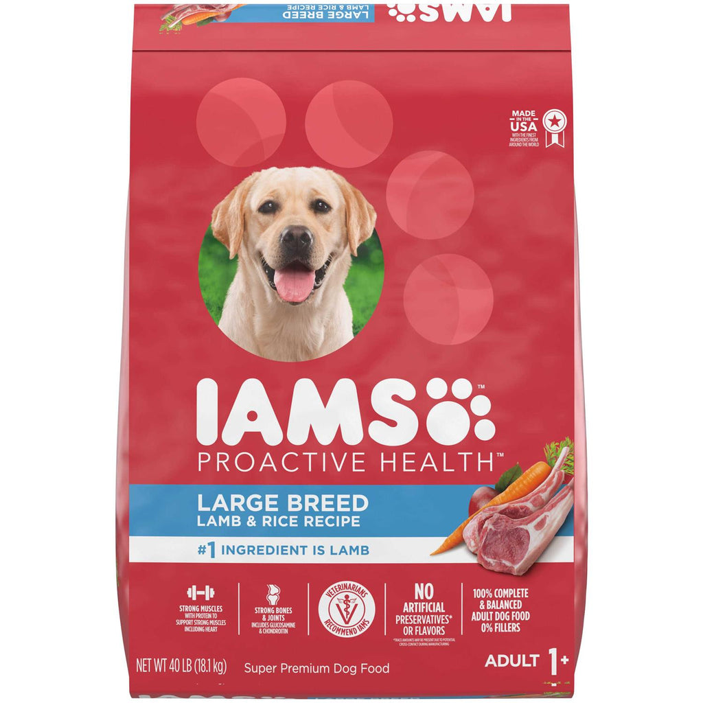Large Breed Adult Dry Dog Food Lamb & Rice Recipe N156