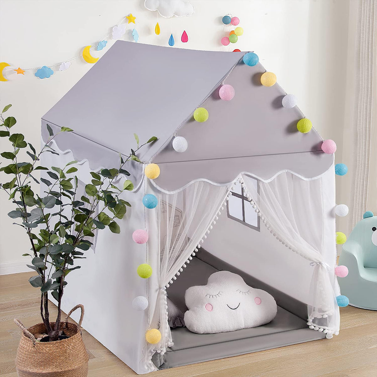 Kids Play Tent with LED Lights G1886