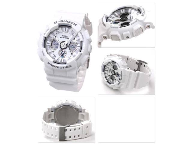 White Analog Digital Anti-magnetic G-Shock Watch B703