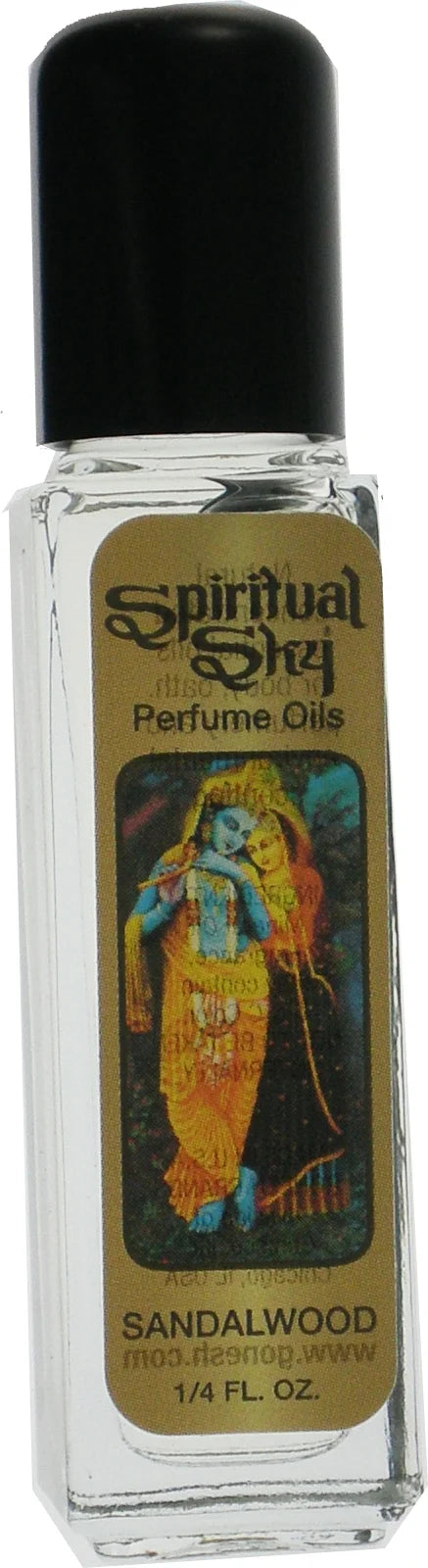 Sandalwood Scented Perfume Oil Pack of 4 1/4 oz H8974