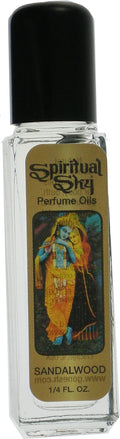 Sandalwood Scented Perfume Oil Pack of 4 1/4 oz H8974