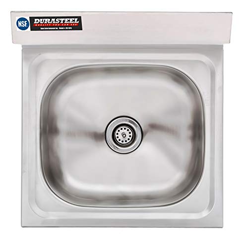 Stainless Steel Wall Mount Kitchen Sink with Strainer and Faucet Y684745