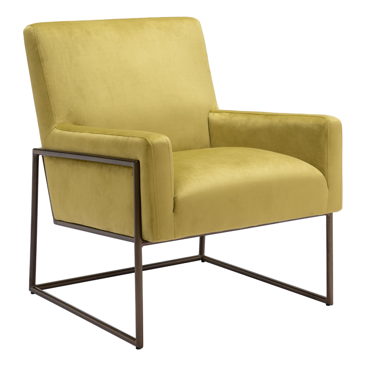Olive Green Accent Chair I317
