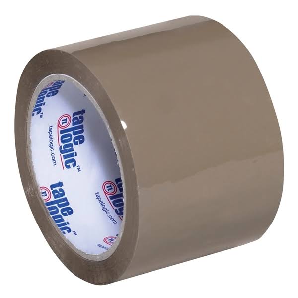 Tan Industrial Carton Sealing Tape 3x22 x 55 Yard 24 Roll I9649