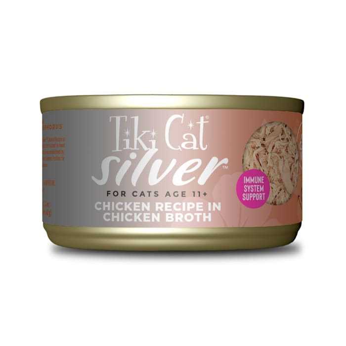 Tiki Cat Silver Chicken Seniors Wet Cat Food G899