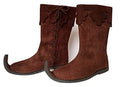 Medieval Brown Leather Knee High Boots A21884