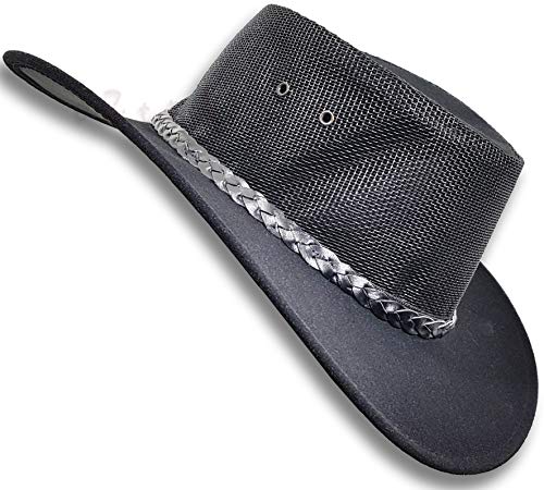 Australian Outback Felt Mesh Cowboy Hat X444