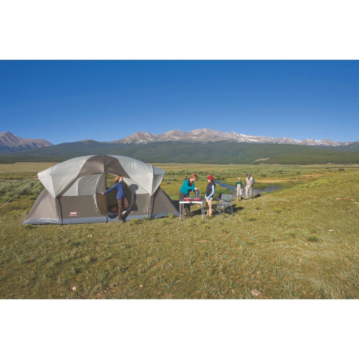 10 Person Tent with Room Divider Q90853