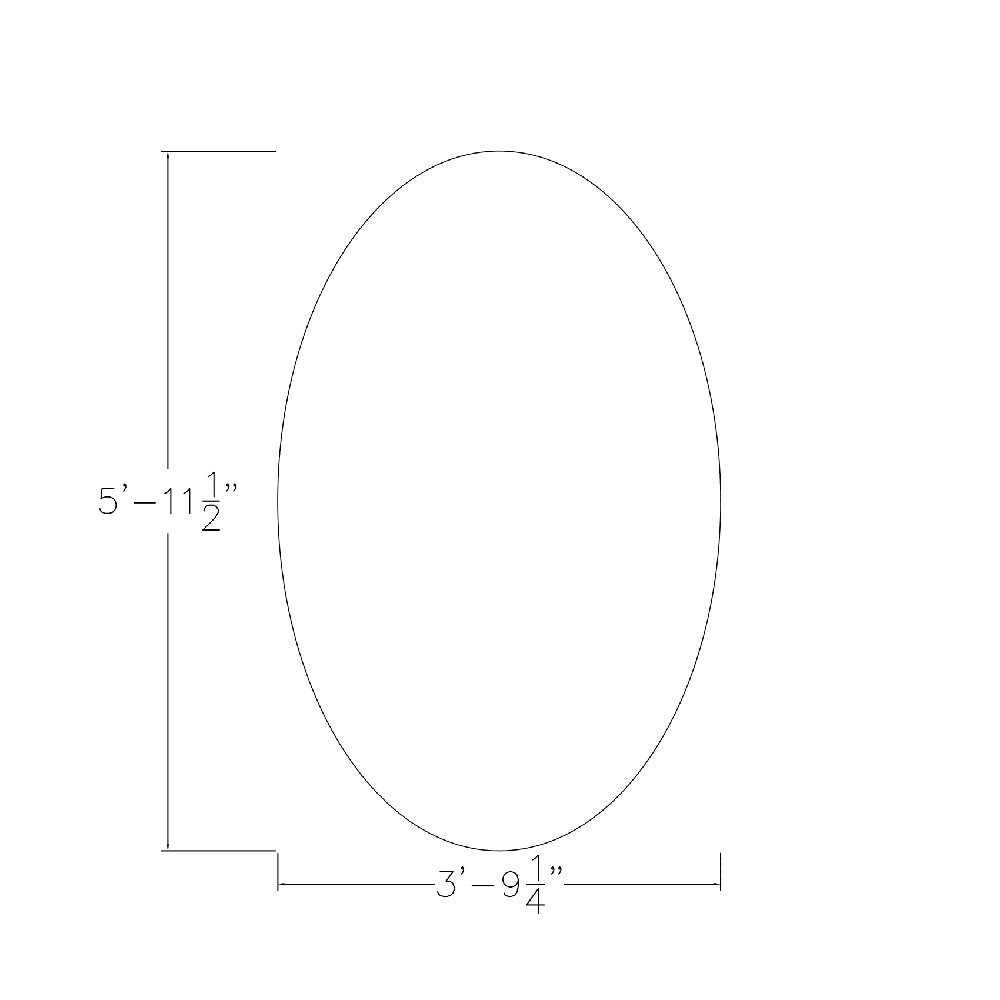 4 Person Oval Conference Table Metal Base T170