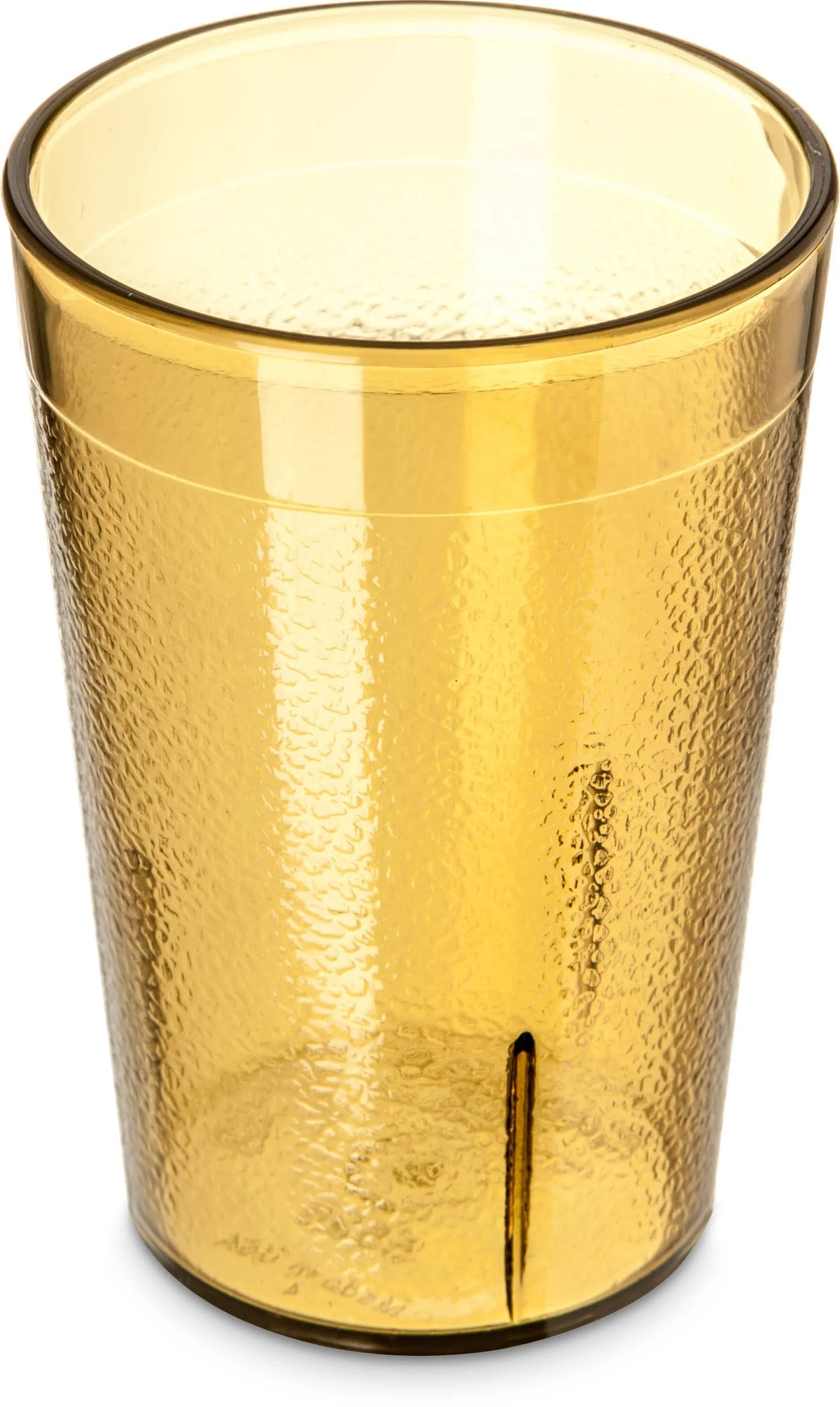 Amber Plastic Stackable Tumbler 8 oz E19043