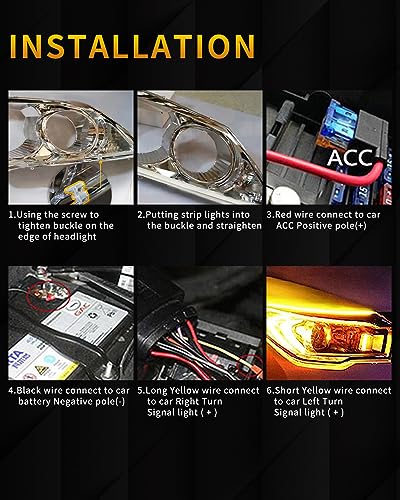 24Inch RGB LED Daytime Running Lights 2-Pack A861