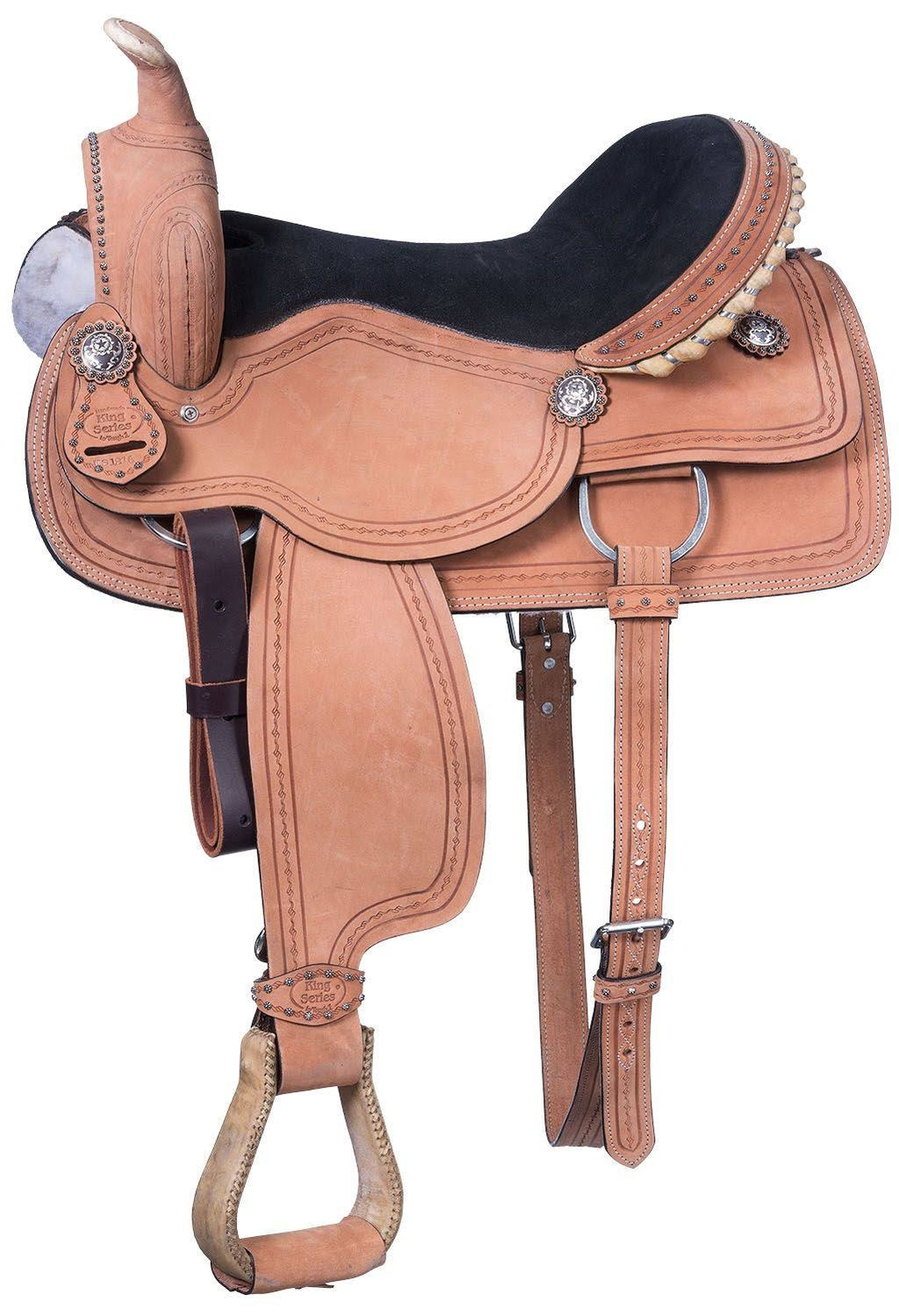 Cowboy Roughout Saddle with Barbwire Tooling S8322