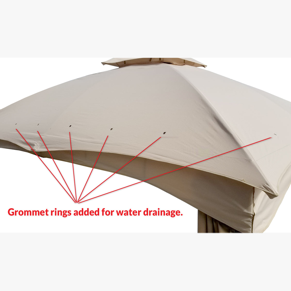 10x12 Gazebo Replacement Canopy Top Cover D447814