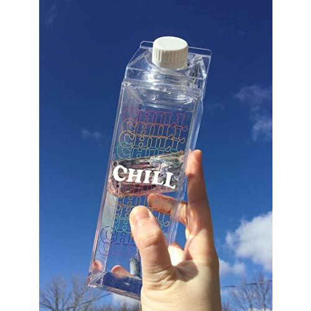 Clear 500ml Milk Carton Water Bottle N6060