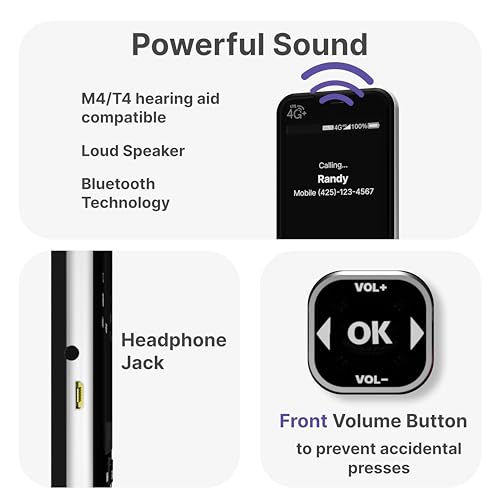 Large Button Cell Phone with 4GB High-Speed Data 6-Month Plan V548767