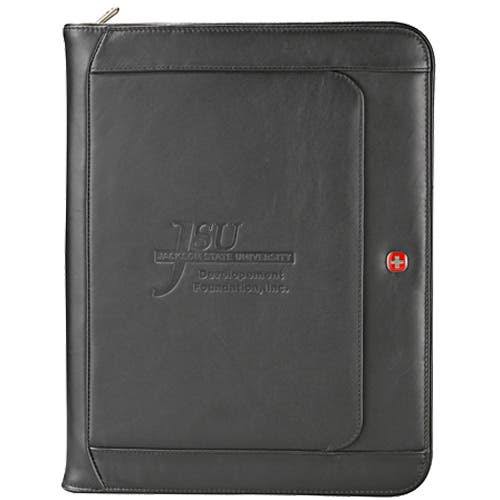 Executive Leather Zippered Padfolio L1006