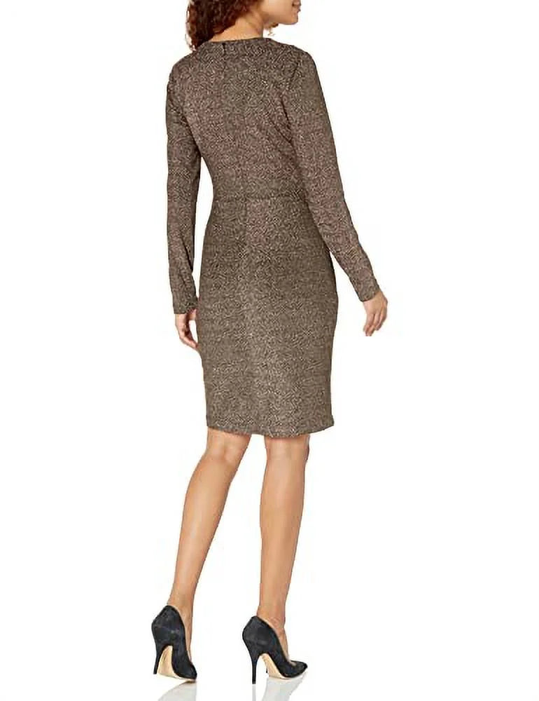 Metallic Cut-Out Bodycon Dress K2508