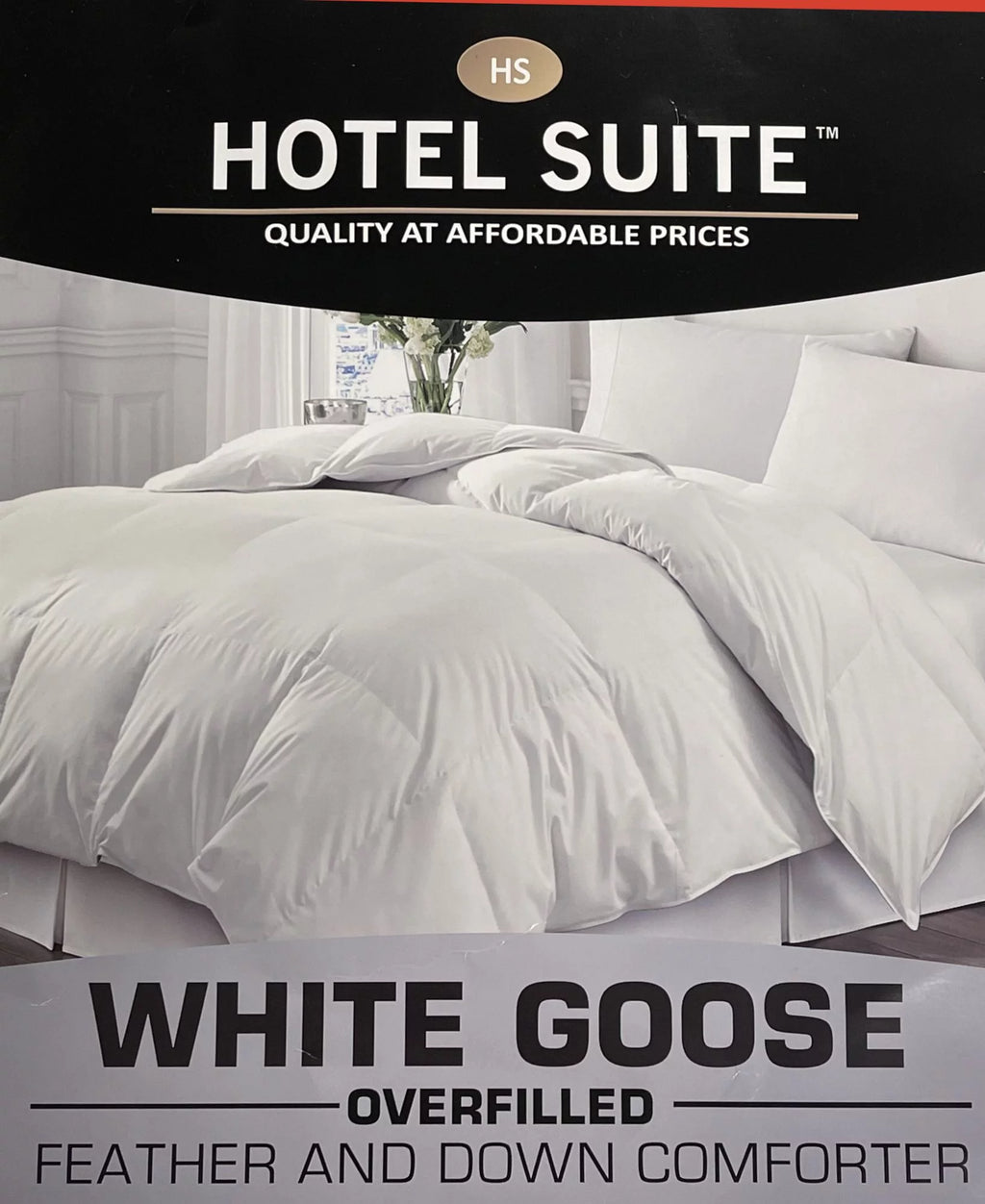 White Goose Feather & Down Comforter V1528