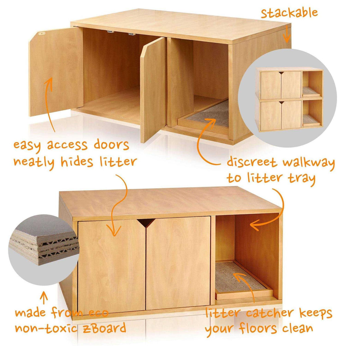 Cat Litter Box Enclosure O533404