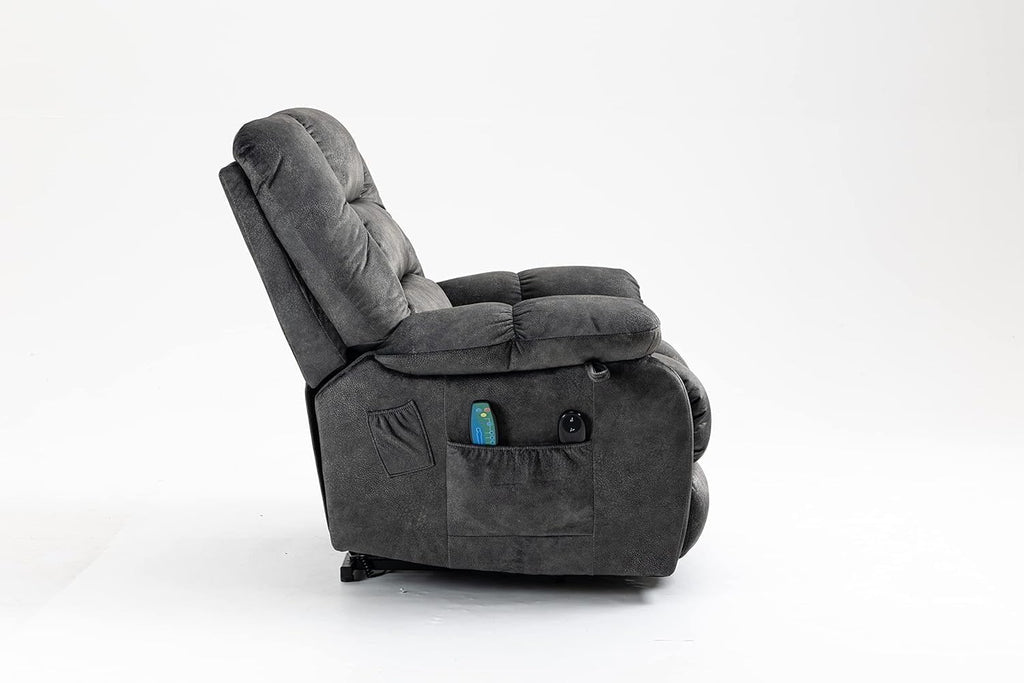 Oversized Dual Motor Lift Recliner with Heat and Massage F5063