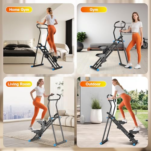 Compact Vertical Stepping Exercise Equipment with LCD Monitor U21312