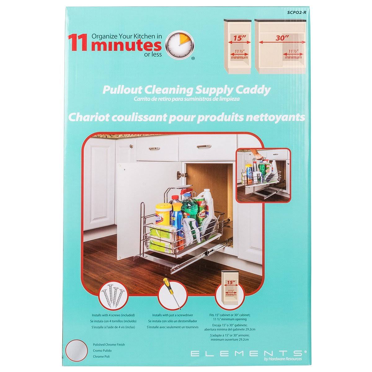 Cleaning Supply Caddy Pullout with Handle F537