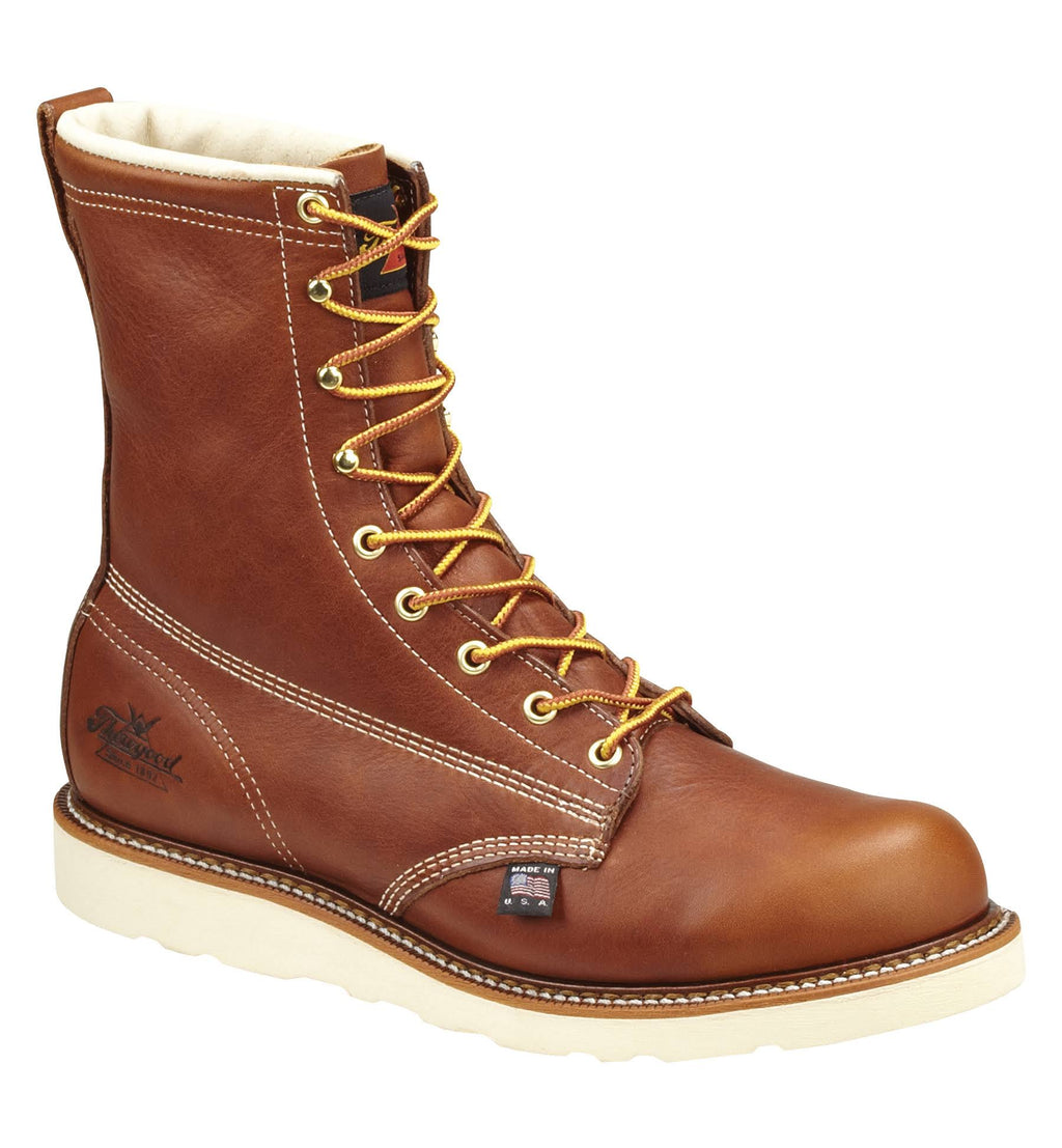 8-Inch Plain Toe Wedge Work Boots K144