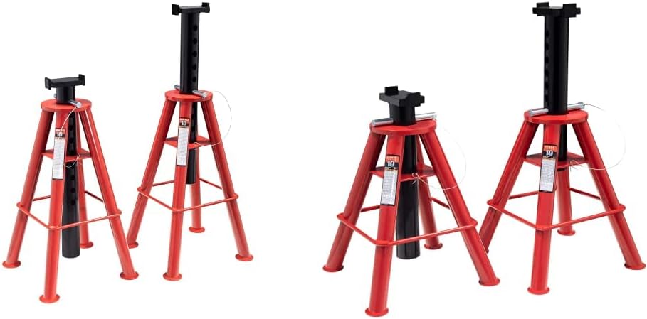 10-Ton Pin Type Jack Stands Pair R906401