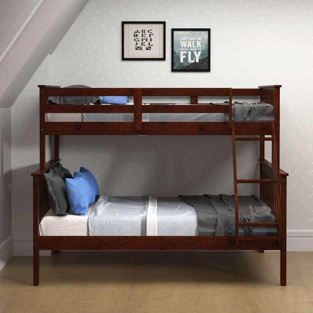 Dark Cappuccino Twin/Full Bunk Bed G26611