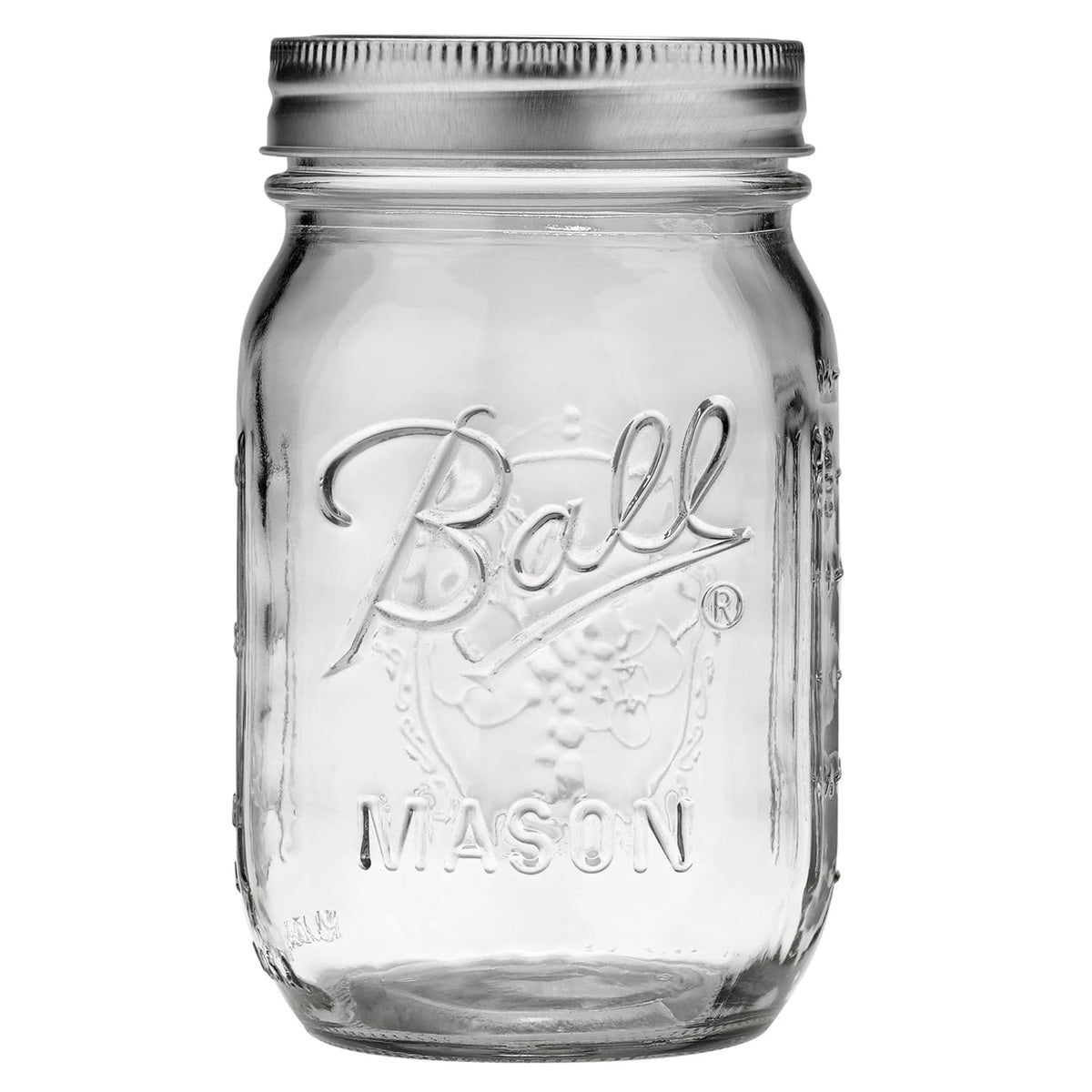 Ball Regular Mouth Pint 16-oz Mason Jars with Lid and Band Y600