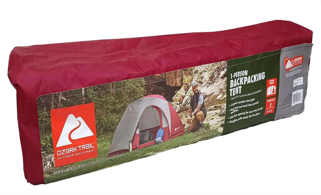 1-Person Backpacking Tent with Large Door I10774