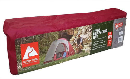 1-Person Backpacking Tent with Large Door I10774