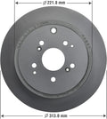 Rear Brake Rotor Pack of 2 E641