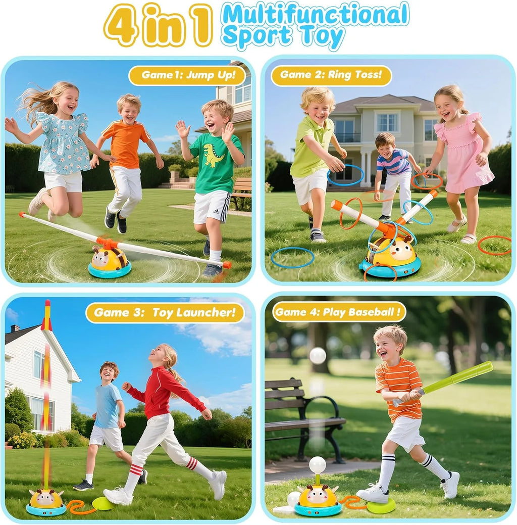Outdoor Toy Toss Ring Baseball Game with Music X2844