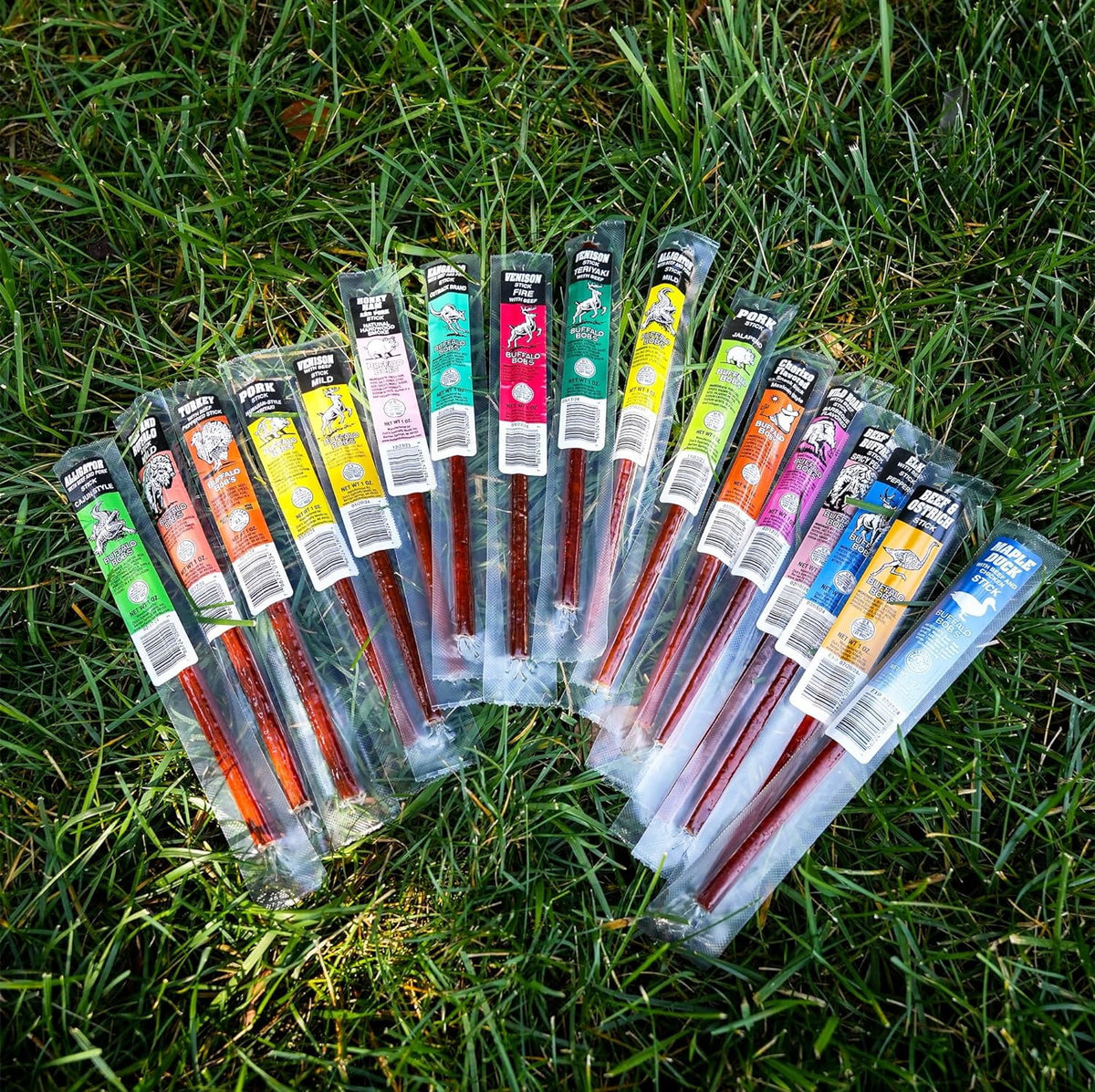 10 Piece Game Jerky Sticks Variety Pack O701392