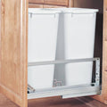 Plastic 12.5 Gallon Pull Out Trash Can J842
