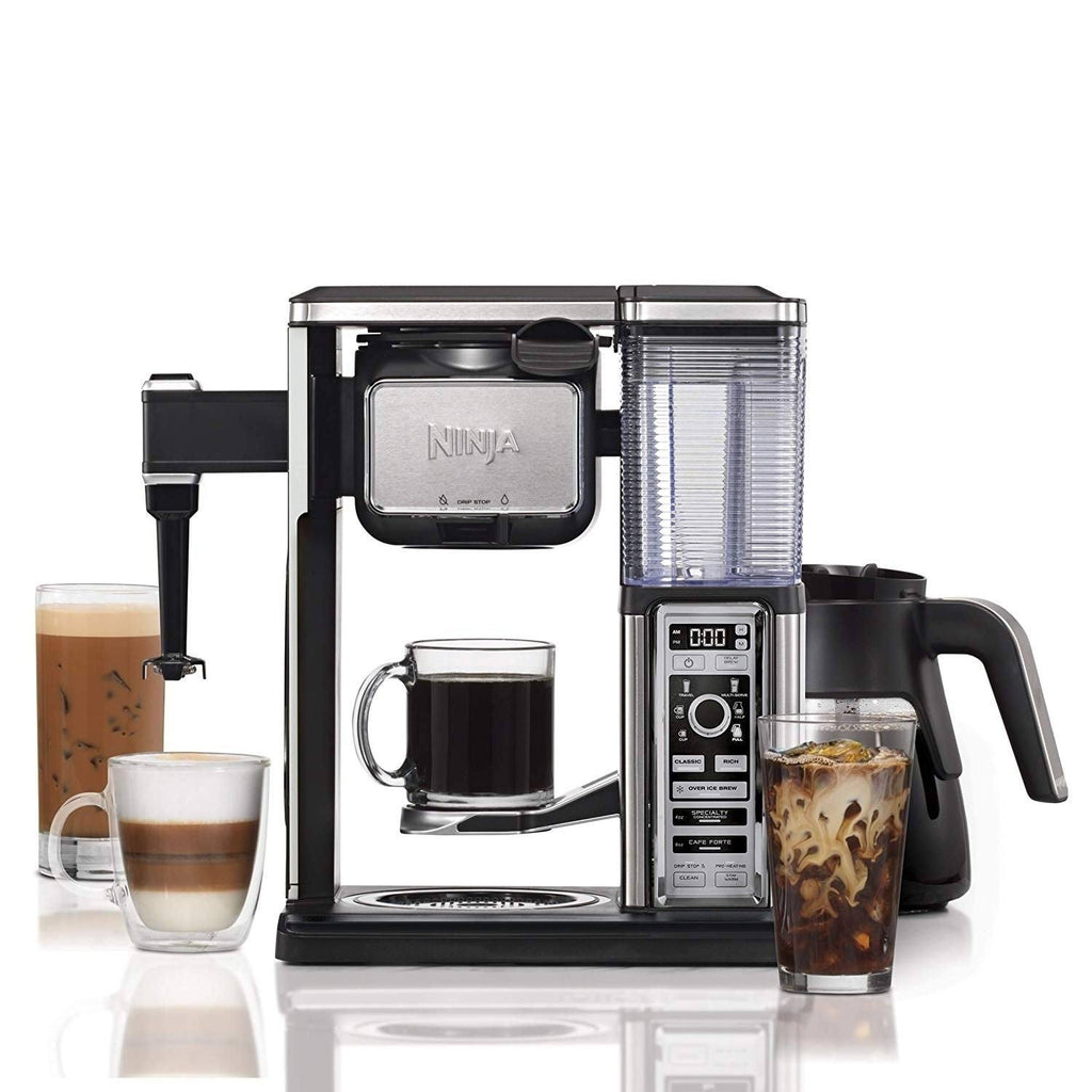 Single Serve and Carafe Coffee System with Built in Frother B22163