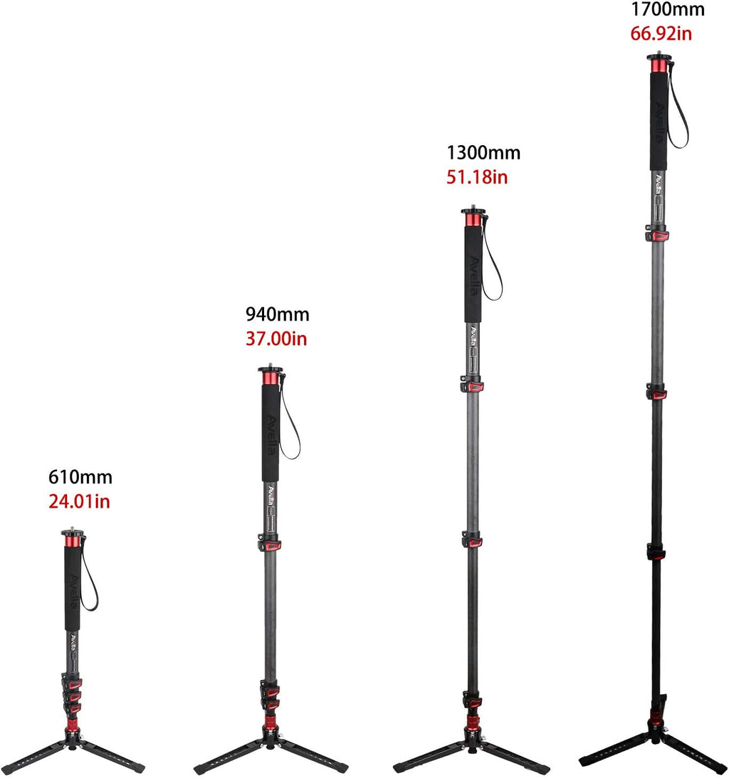 Carbon Fiber 67 Inch Camera Monopod P904963