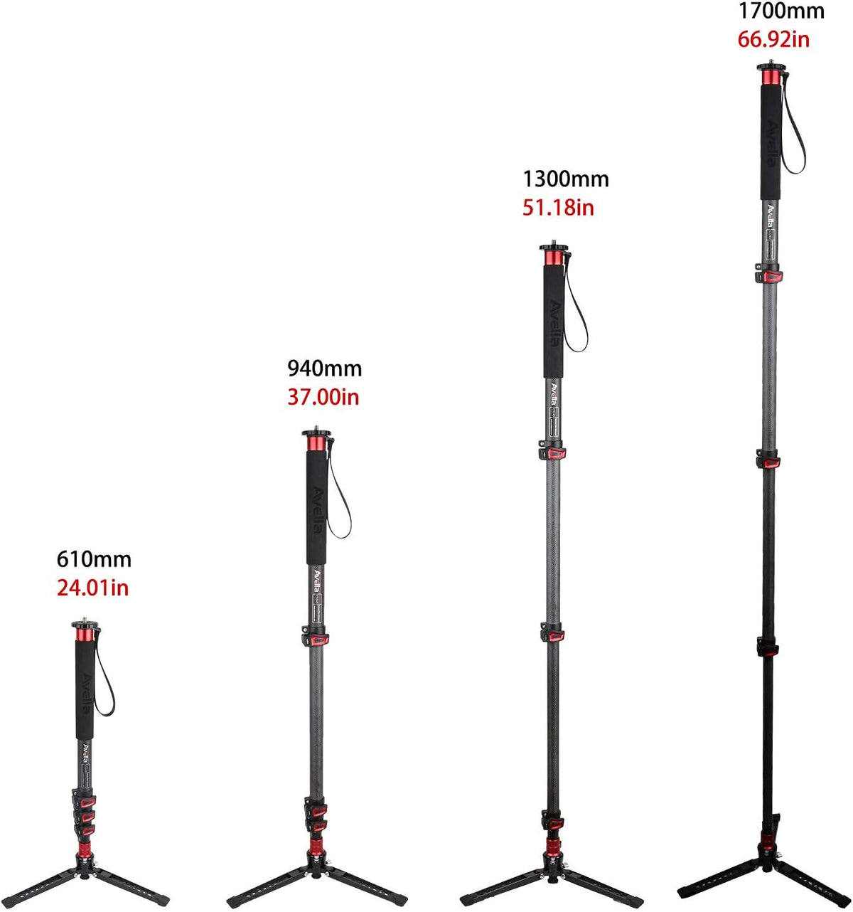 Carbon Fiber 67 Inch Camera Monopod P904963