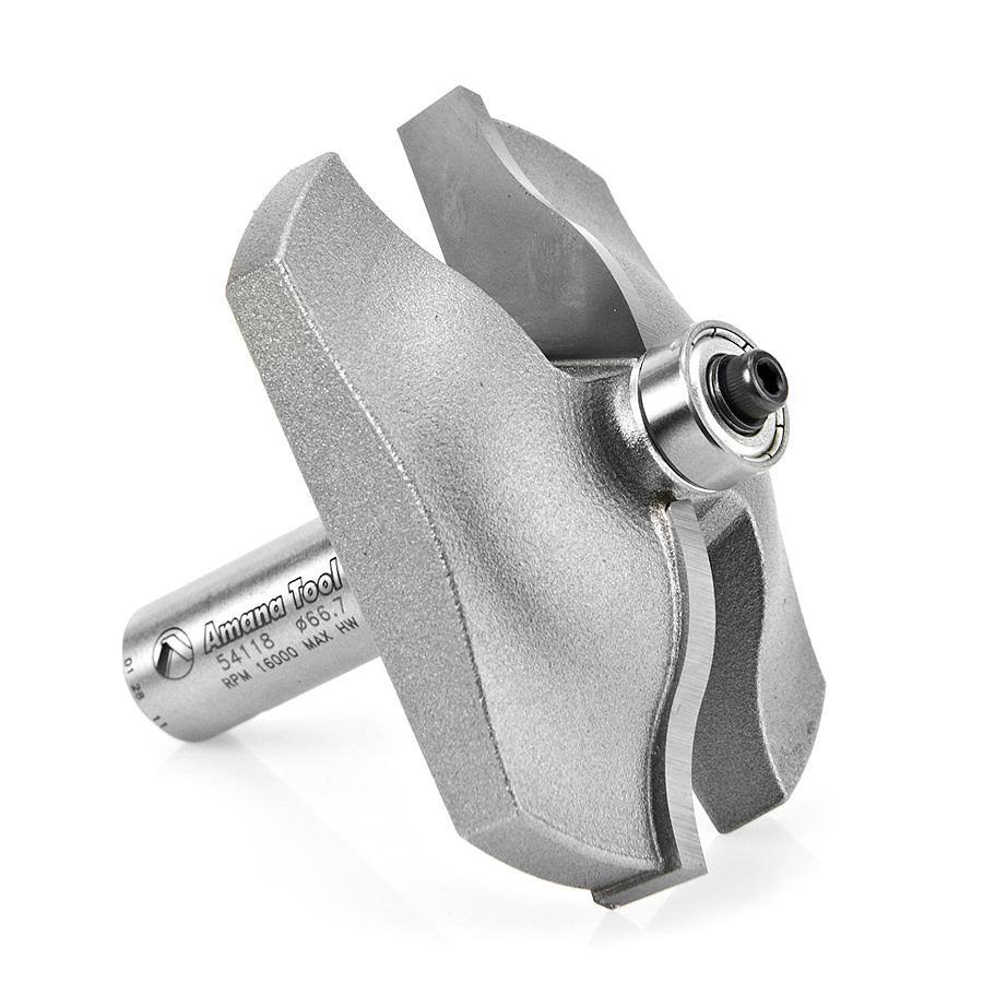 Carbide Tipped Ogee Raised Panel 3/4 Radius x 2-5/8 Dia x 5/8 x 1/2 inch Shank X827146