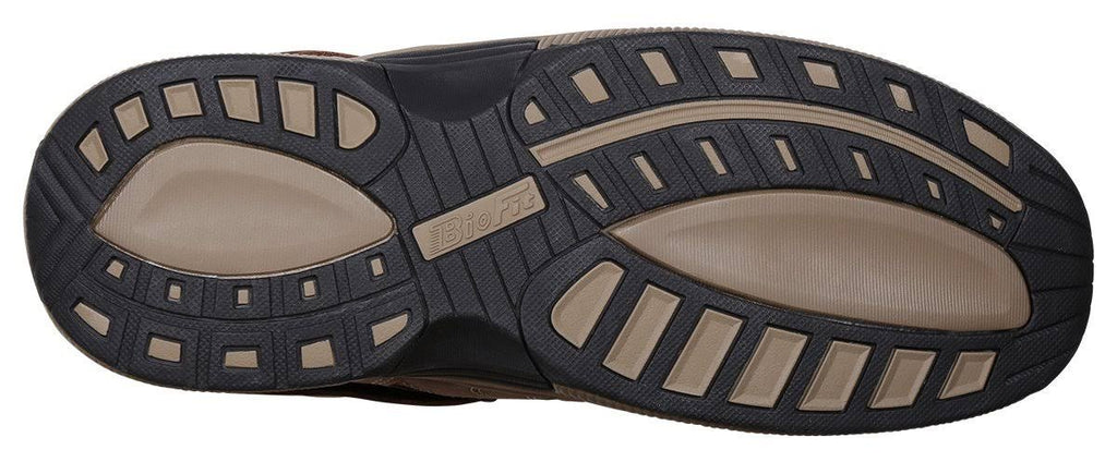 Brown Leather Orthofeet Men&s Shoes W53367