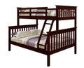 Dark Cappuccino Twin/Full Bunk Bed G26611