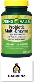 Probiotic Multi-Enzyme Digestive Formula Tablets 200 ct B2444