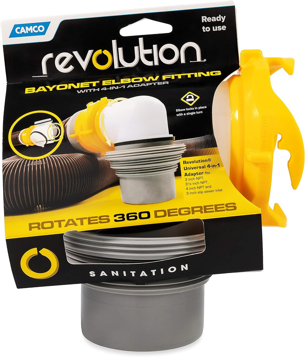 20' Sewer Hose Kit with Swivel Fittings and Wye Connector T6044