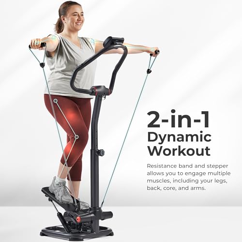 2-in-1 Stepper with Resistance Bands T101