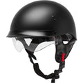 Half Helmet Matte Black L289
