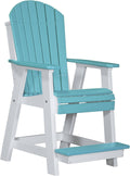 Recycled Plastic Counter Height Chair with Footrest X669829