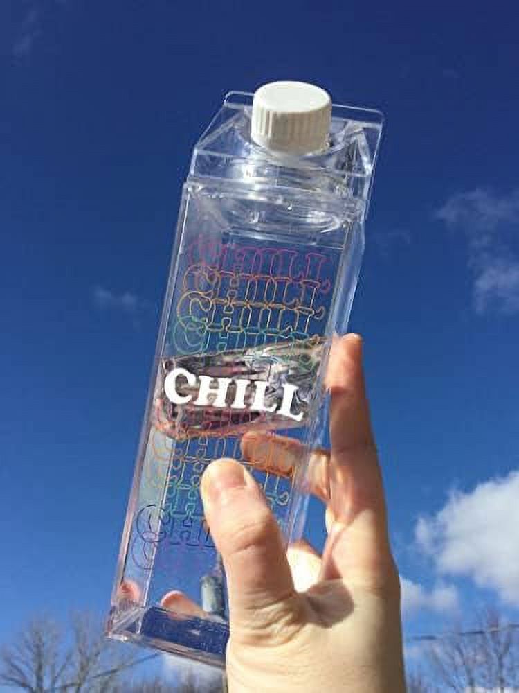 Clear 500ml Milk Carton Water Bottle N6060