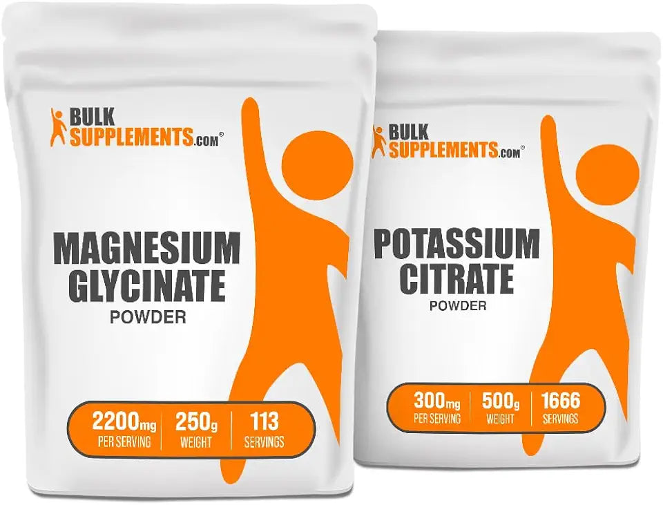 Magnesium Glycinate 250g + Potassium Citrate 500g Bundle N599