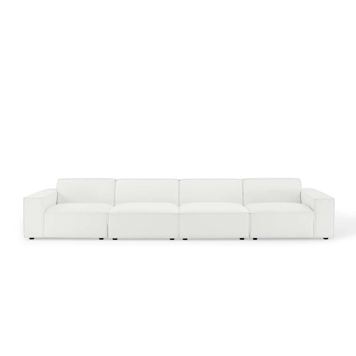 White 4-Piece Sectional Sofa R4177